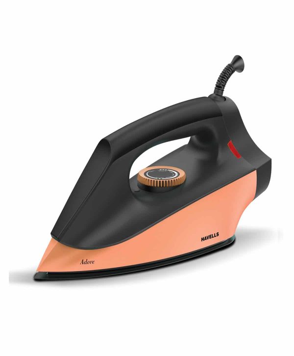 Havells Adore 1100W Dry Iron - Peach