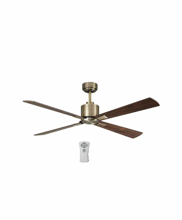 Luft Airfusion Climate DC 1320mm Ceiling Fan - Antique Brass Wood