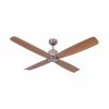 Luft Airfusion Fraser 1320mm Ceiling Fan - Brushed Chrome Teak