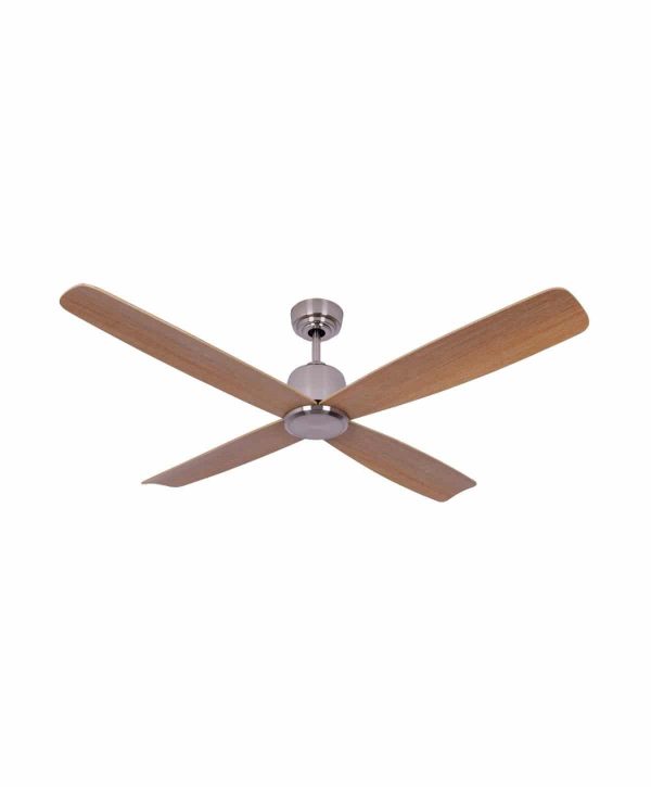 Luft Airfusion Fraser 1320mm Ceiling Fan - Brushed Chrome Teak