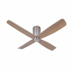 Luft Airfusion Fraser 1320mm Ceiling Fan - Brushed Chrome Teak Hugger