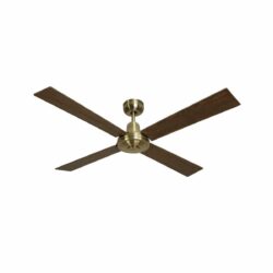 Luft Airfusion Quest II 1320mm Ceiling Fan - Antique Brass Wood