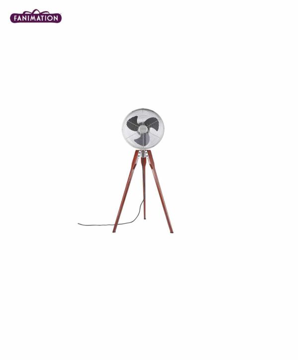 Luft Arden Tripod 400mm Pedestal Fan - Silver Walnut