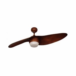 Luft Berlinetta 1320mm 2 Blade Ceiling Fan - Wood Finish with LED