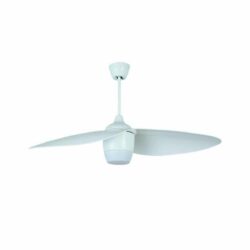 Luft Berlinetta 1320mm 2 Blade Ceiling Fan - Matte White with LED