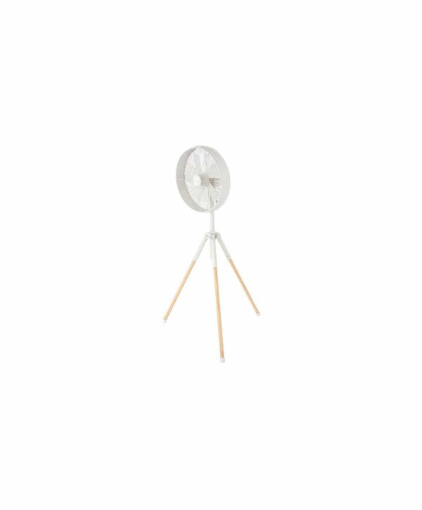 Luft Breeze Tripod 400mm Pedestal Fan - White Ashwood
