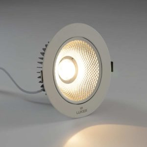 Luker COB Satin Nikel 7W LED COB Light