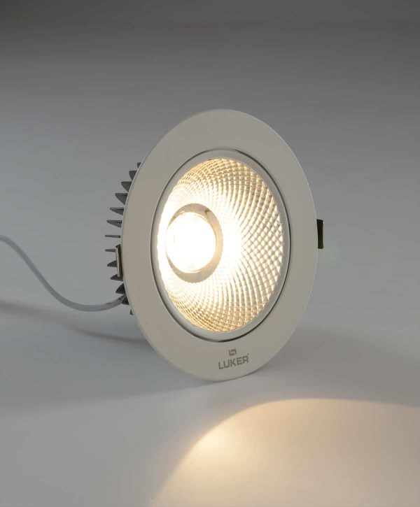 Luker COB Satin Nikel 7W LED COB Light