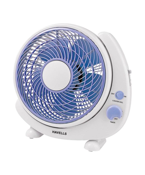 Havells Crescent 250mm Personal Fan - Blue