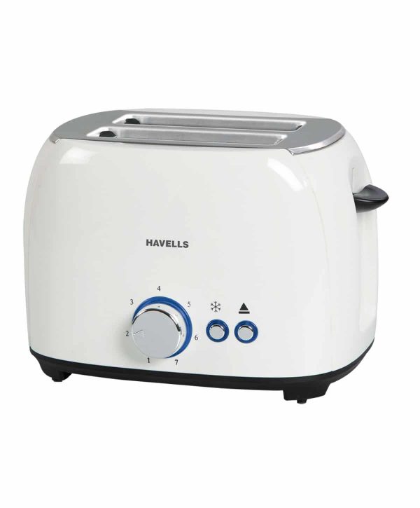 Havells Crust 2 Slice White 800W Pop Up Toaster