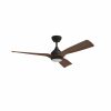 Luft Daytona 1320mm Ceiling Fan - Black Dark Wood Finish