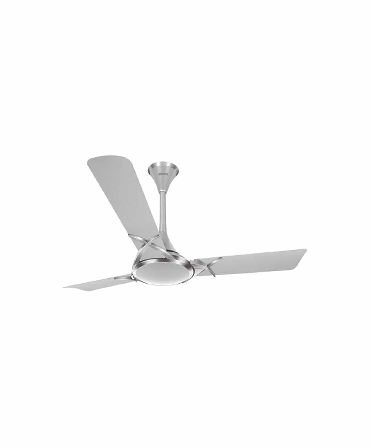 Luminous Deltoid 1200mm 3 Blade Ceiling Fan - Silver Chrome Georgee and Company