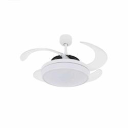 Luft Fanaway Evo1 1200mm Ceiling Fan - White LED T5