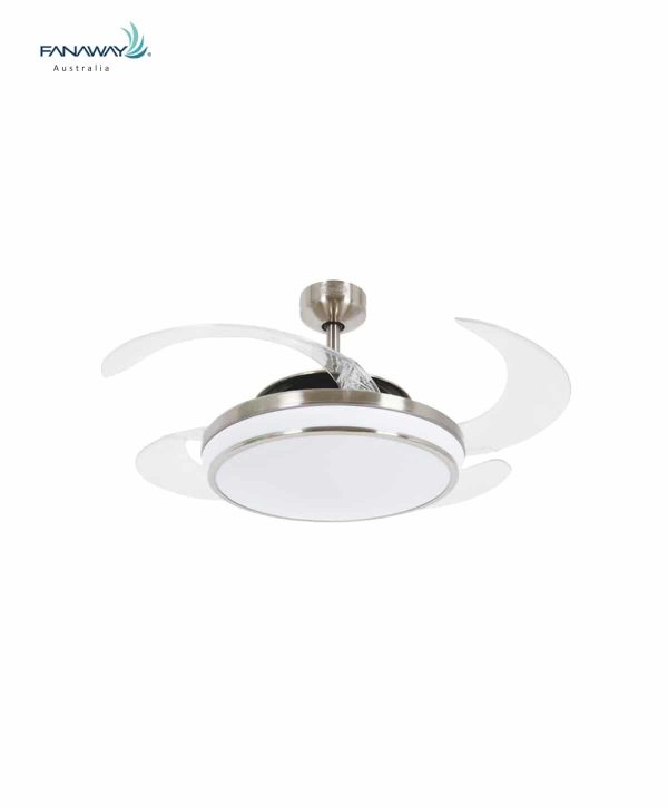 Luft Fanaway Evo1 1200mm Ceiling Fan - Brushed Chrome LED