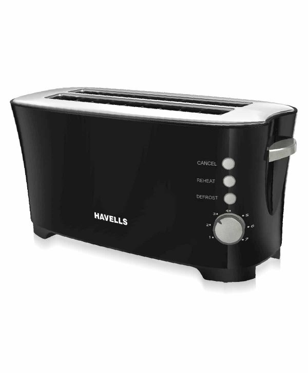 Havells Feasto 4 Slice Black 1350W Pop Up Toaster