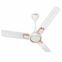Havells Glaze 1200mm Ceiling Fan - Pearl White Copper
