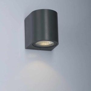 Luker Plutus Outdoor Wall Architectural Light - 2 x 3W - LODUPDGU10