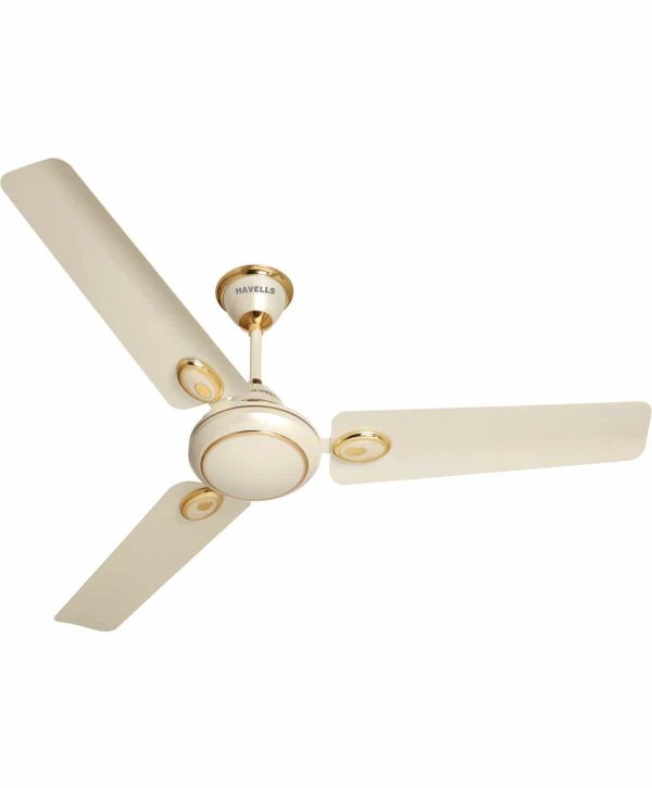 Havells Fusion 50 1200mm Ceiling Fan - Pearl-Ivory-Gold
