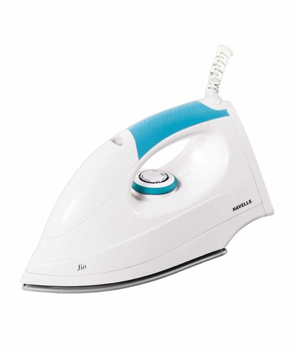 Havells Jio 1000W Dry Iron - white-Blue