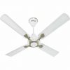 Havells Leganza 4 Blade 1200mm Ceiling Fan - Pearl White Silver