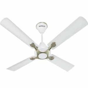 Havells Leganza 4 Blade 1200mm Ceiling Fan - Pearl White Silver