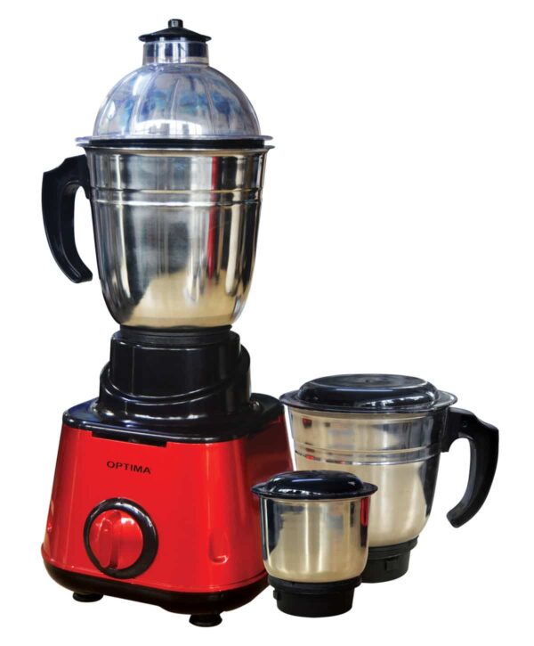 Optima MG 550W Metallic Red Mixer Grinder