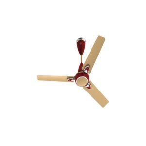 V Guard Mistal 1200mm Ceiling Fan - Candy Red Beige