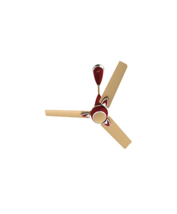 V Guard Mistal 1200mm Ceiling Fan - Candy Red Beige