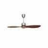 Luft Monza 1320mm Ceiling Fan - Brushed Chrome Customised