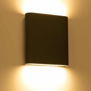 Luker Plutus Outdoor Wall 2x3W Architectural Light - LWARC4