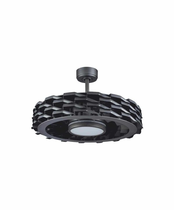 Luft Radial 730mm Bladeless Ceiling Fan - Black