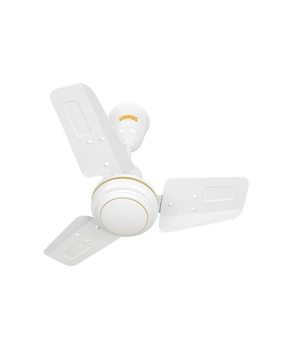 Luminous Rapid 600mm 3 Blade Ceiling Fan - Chest White