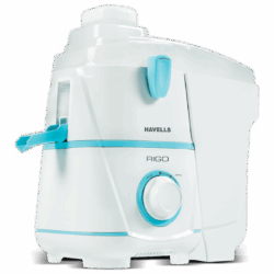 Havells Rigo White/Blue 500W Juicer