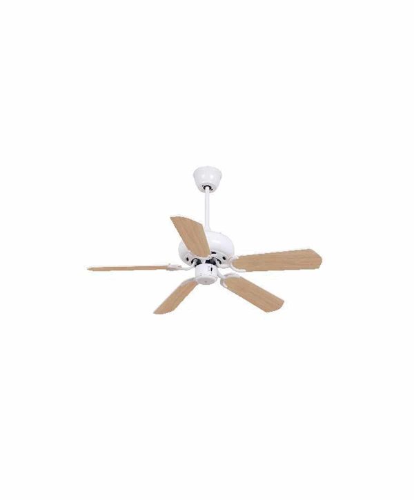 Luft Shelby Antique 1060mm Ceiling Fan - White Wood