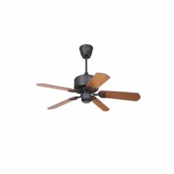 Luft Shelby Antique 1060mm Ceiling Fan - Black Wood