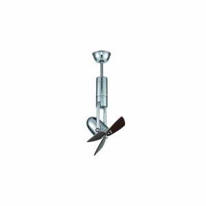 Luft Spider 380mm Ceiling Fan - Chrome Wood