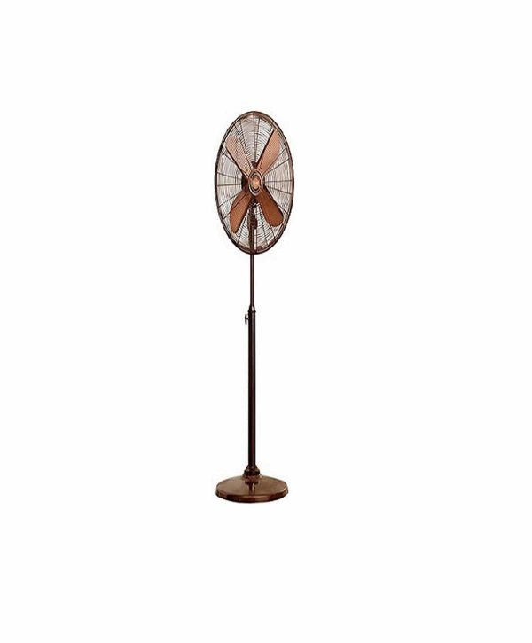 Orient Stand 35 400mm Rubbed Bronze Brown Pedestal Fan