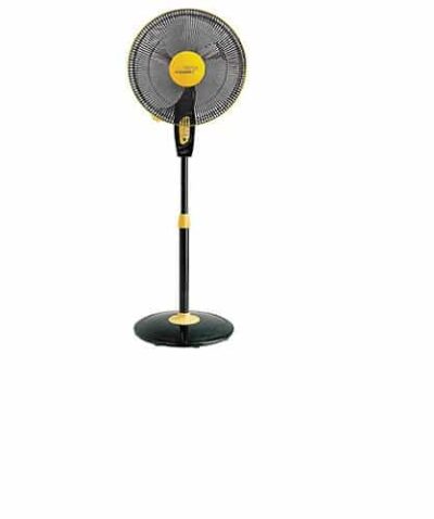 V Guard Finesta Remote 400mm Pedestal Fan - Yellow-Black