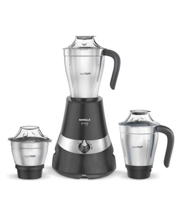 Havells Gracia Grey 750W Mixer Grinder