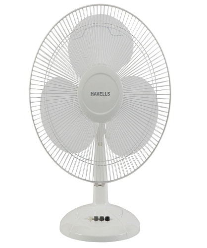 Havells Swing LX 400mm Table Fan - White