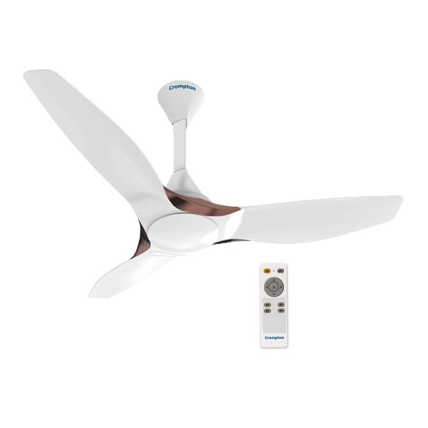 Crompton Silent Pro Enso 1200 Mm Activ BLDC Ceiling Fan With Remote Silk White