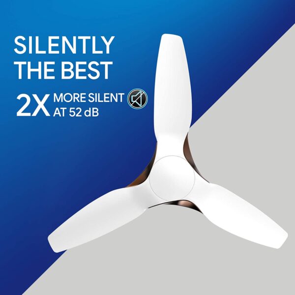 Crompton Silent Pro Enso 1200 Mm Activ BLDC Ceiling Fan With Remote (Silk White) - Image 4