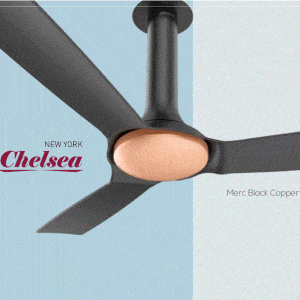 Luminous New York Chelsea 1200mm Merc Black Copper