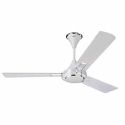 V Guard Glado Prime 1200mm Ceiling Fan - Pearl-White-Silver