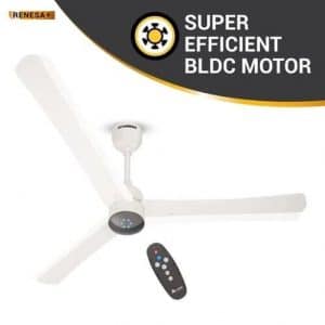 Atomberg Renesa Plus 1200-Pearl White Energy Efficient Dust Resistant Ceiling Fan