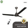 Atomberg Efficio 1200mm Matte Black Energy Efficient Ceiling Fan with BLDC Motor and Remote