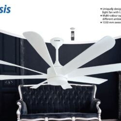 Luker ONASSIS 1550mm Underlight Multicolor LED Ceiling Fan with Remote