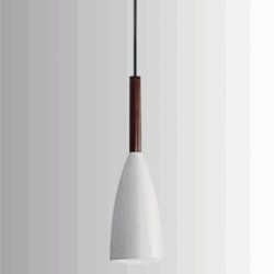 Luker Indoor Hanging Light FLO WHITE P1-LHL215E WH