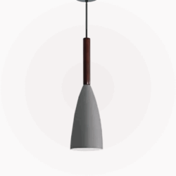 Luker Indoor Hanging Light FLO GREY P1- LHL21E GY