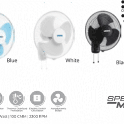 LUMINOUS SPEEDMAX 400mm High Speed Wall Fan